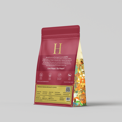 Premium Indian Speciality Coffee, Light Medium Roast, 12 oz